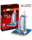 Puzzle 3D Cubic Fun - Burjal-Arab, 44 piese (Cubic-Fun-C065H-2)