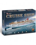 Puzzle 3D Cubic Fun - Cruising Ship, 86 piese (Cubic-Fun-T4006H)