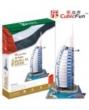 Puzzle 3D Cubic Fun - Dubai, Burj Al Arab, 101 piese (Cubic-Fun-MC101H)