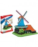 Puzzle 3D Cubic Fun - Dutch Windmill, 71 piese (Cubic-Fun-MC219h)