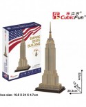 Puzzle 3D Cubic Fun - Empire State Building, 54 piese (Cubic-Fun-C246h)