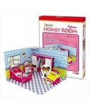 Puzzle 3D Cubic Fun - Honey Room: Room, 63 piese (Cubic-Fun-C051-03H)