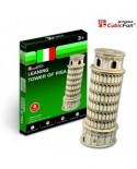 Puzzle 3D Cubic Fun - Italy: Tower of Pisa, 8 piese (Cubic-Fun-S3008H)