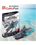 Puzzle 3D Cubic Fun - Kiev Aircraft Carrier, 103 piese (Cubic-Fun-P602H)