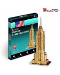 Puzzle 3D Cubic Fun - New-York : Empire State Building, 24 piese (Cubic-Fun-S3003H)