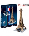 Puzzle 3D Cubic Fun - Paris: Eiffel Tower, 35 piese (Cubic-Fun-C044H)