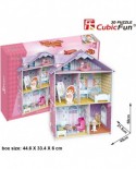 Puzzle 3D Cubic Fun - Pianist's Home, 60 piese (Cubic-Fun-K1201h)