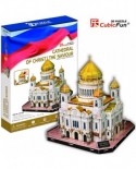 Puzzle 3D Cubic Fun - Russia: Christ-Savior Cathedral of of Moscow, 127 piese (Cubic-Fun-MC125H)