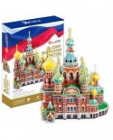 Puzzle 3D Cubic Fun - Russia: St Spilled Blood Savior Cathedral, 233 piese (Cubic-Fun-MC148H)