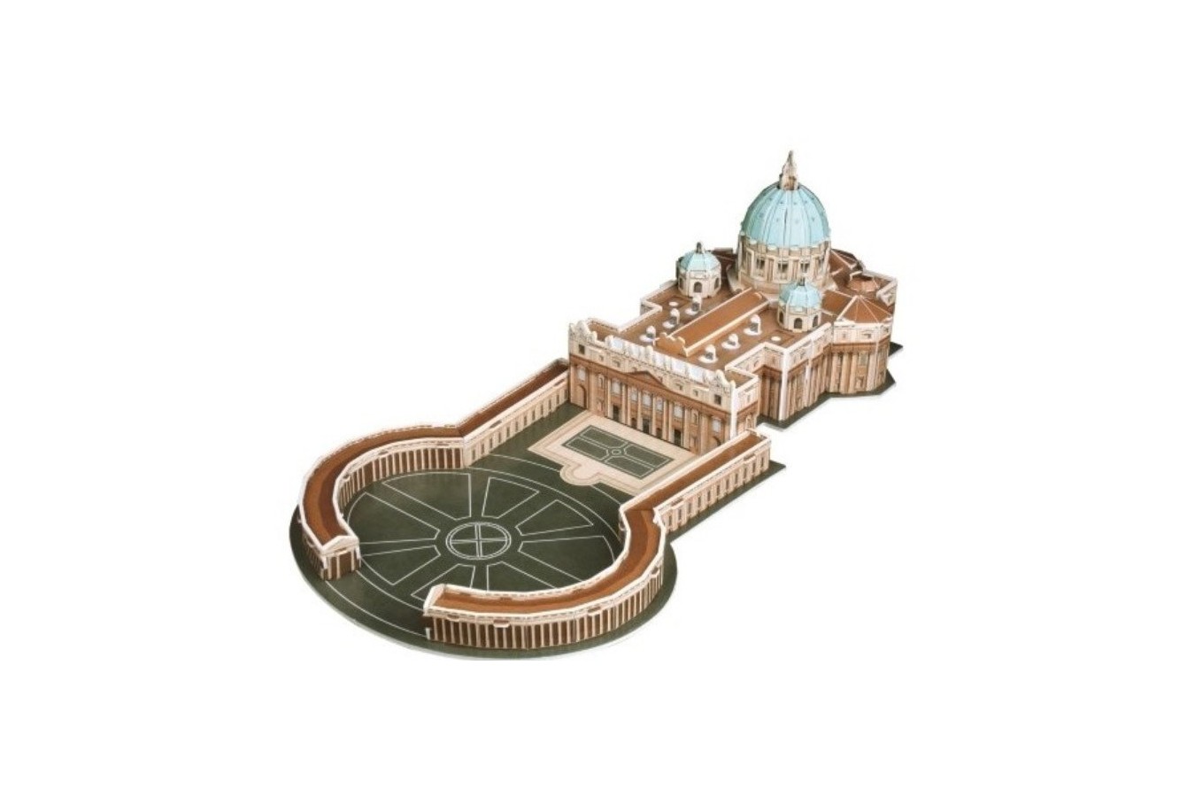 Puzzle 3D Cubic Fun - Saint Peter's Basilica in Rome, 68 piese (Cubic-Fun-C244h)