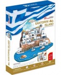 Puzzle 3D Cubic Fun - Santorini, Greece, 129 piese (Cubic-Fun-MC195H)