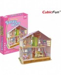 Puzzle 3D Cubic Fun - Sara's Home, 94 piese (Cubic-Fun-P678h)
