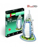 Puzzle 3D Cubic Fun - United Arab Emirates: Burj Al Arab, 17 piese (Cubic-Fun-S3007H)