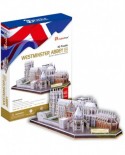 Puzzle 3D Cubic Fun - United Kingdom: Westminster Abbey, 145 piese (Cubic-Fun-MC121H)