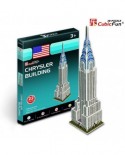 Puzzle 3D Cubic Fun - USA, New-York : Chrysler Building, 22 piese (Cubic-Fun-S3013H)