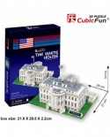 Puzzle 3D Cubic Fun - Washington: The White House, 65 piese (Cubic-Fun-C060H)