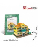 Puzzle 3D Cubic Fun - World Style - Welcome to Italy, 26 piese (Cubic-Fun-W3113H)