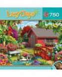 Puzzle Master Pieces - Alan Giana: Lazy Days - Over the Bridge, 750 piese (Master-Pieces-31693)