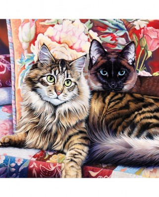 Puzzle Master Pieces - Cat-Ology - Raja and Mulan, 1000 piese (Master-Pieces-71814)