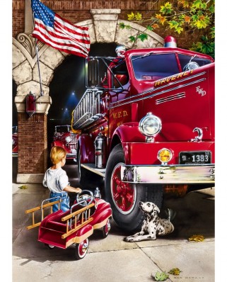 Puzzle Master Pieces - Firehouse Dreams, 1000 piese (Master-Pieces-71630)