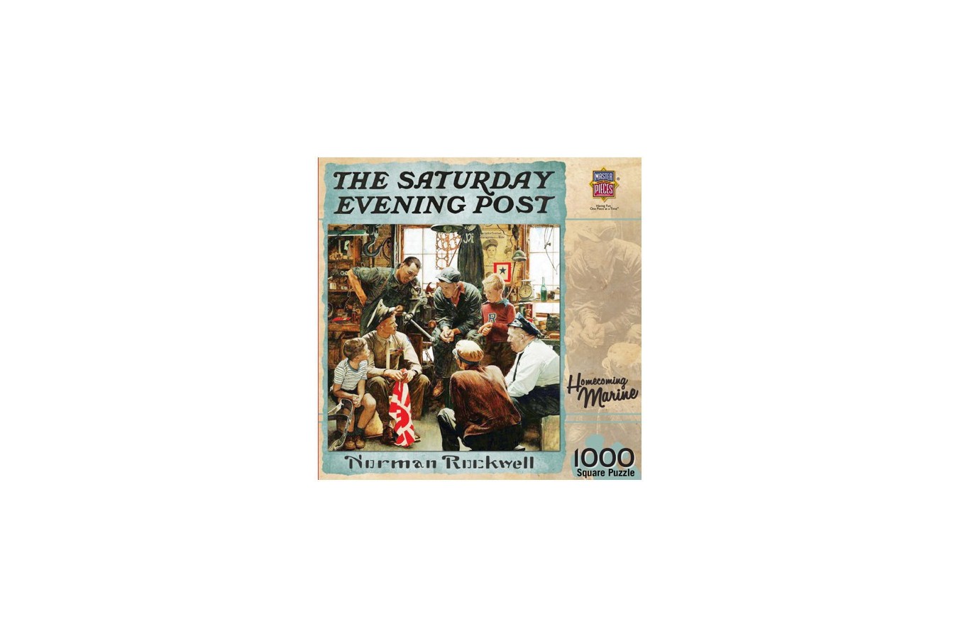 Puzzle Master Pieces - Norman Rockwell: Return to the Marin home, 1000 piese (Master-Pieces-71366)