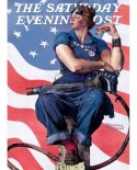Puzzle Master Pieces - Norman Rockwell: Rosie the Riveter, 1000 piese (Master-Pieces-71805)
