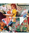 Puzzle Master Pieces - Norman Rockwell: The Babysitter, 1000 piese (Master-Pieces-71509)
