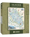 Puzzle Master Pieces - Xplorer Maps - Glacier, 1000 piese (Master-Pieces-71704)