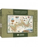 Puzzle Master Pieces - Xplorer Maps - Grand Canyon, 1000 piese (Master-Pieces-71702)