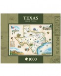 Puzzle Master Pieces - Xplorer Maps - Texas, 1000 piese (Master-Pieces-71711)