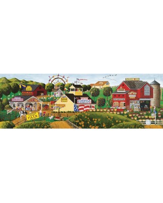 Puzzle panoramic Master Pieces - Apple Annie's Carnival Time, 1000 piese (Master-Pieces-71728)
