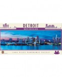 Puzzle panoramic Master Pieces - Detroit, Michigan, 1000 piese (Master-Pieces-71597)