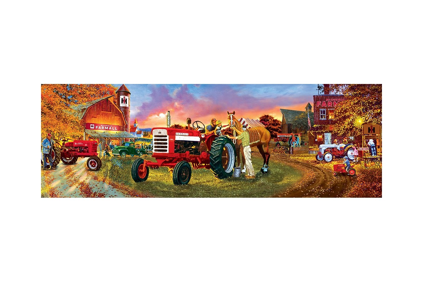 Puzzle panoramic Master Pieces - Farmall, 1000 piese (Master-Pieces-71746)