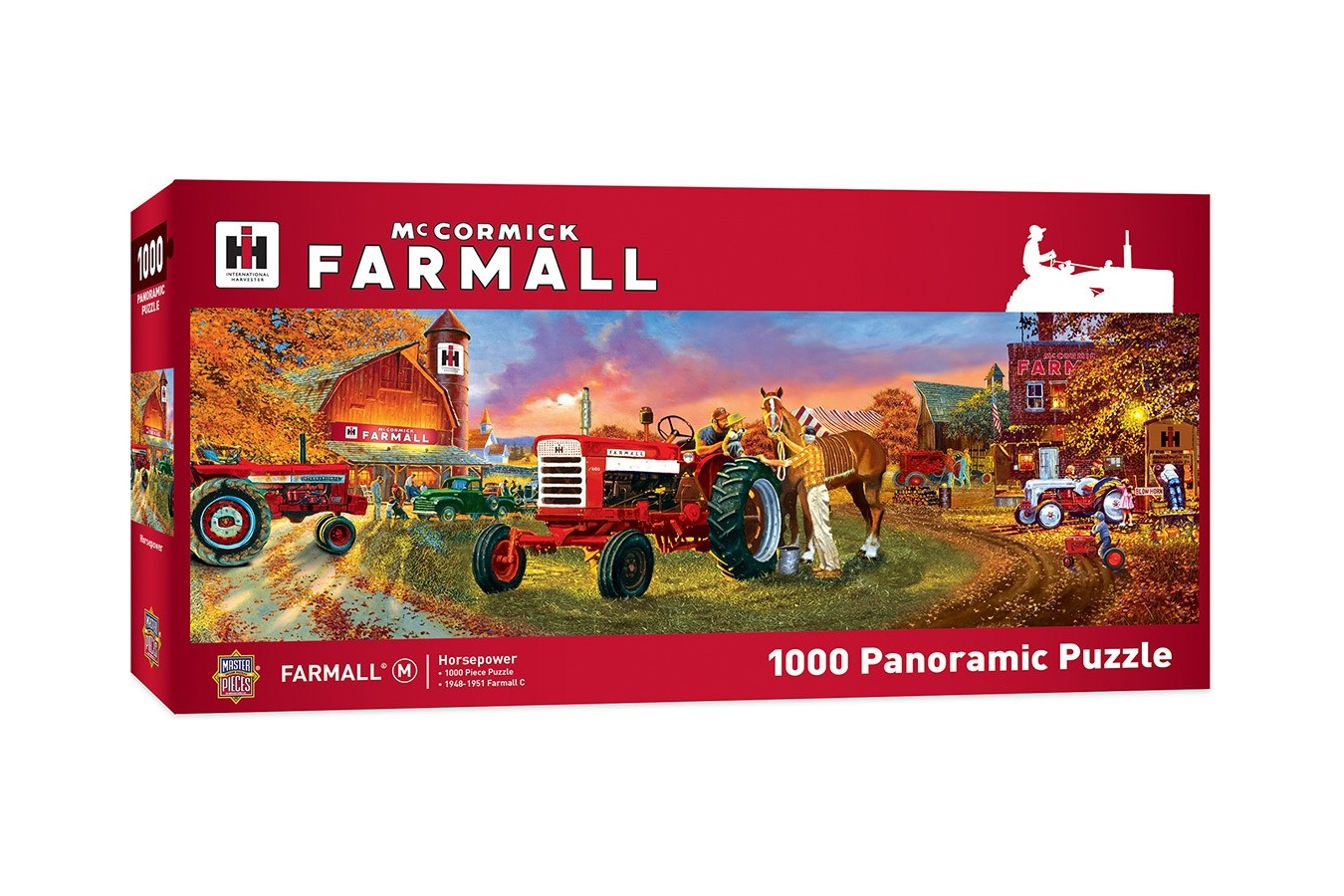 Puzzle panoramic Master Pieces - Farmall, 1000 piese (Master-Pieces-71746)