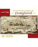 Puzzle panoramic Pomegranate - Bernard Sleigh: An Anciente Mappe of Fairyland, 1000 piese (AA978)