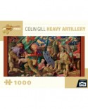 Puzzle panoramic Pomegranate - Colin Gill: Heavy Artillery, 1919, 1000 piese (AA843)