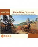 Puzzle panoramic Pomegranate - Mule Deer Diorama - American Museum of Natural History, 1000 piese (AA941)