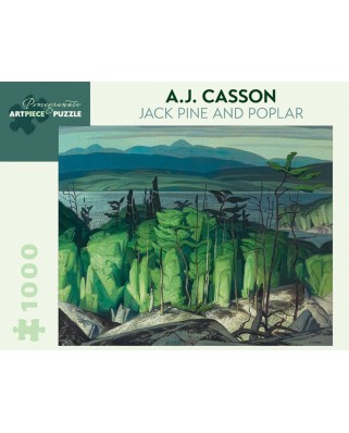 Puzzle Pomegranate - A. J. Casson: Jack Pine and Poplar, 1948, 1000 piese (AA849)