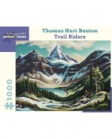 Puzzle Pomegranate - Thomas Hart Benton: Trail Riders, 1964/1965, 1000 piese (AA962)