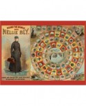 Puzzle Pomegranate - World Tour with Nellie Bly - 300 pieces Puzzle+ Board Game (English), 300 piese XXL (AA741)