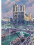 Puzzle Pomegranate - Maximilien Luce: Notre-Dame, 1000 piese (AA1033)