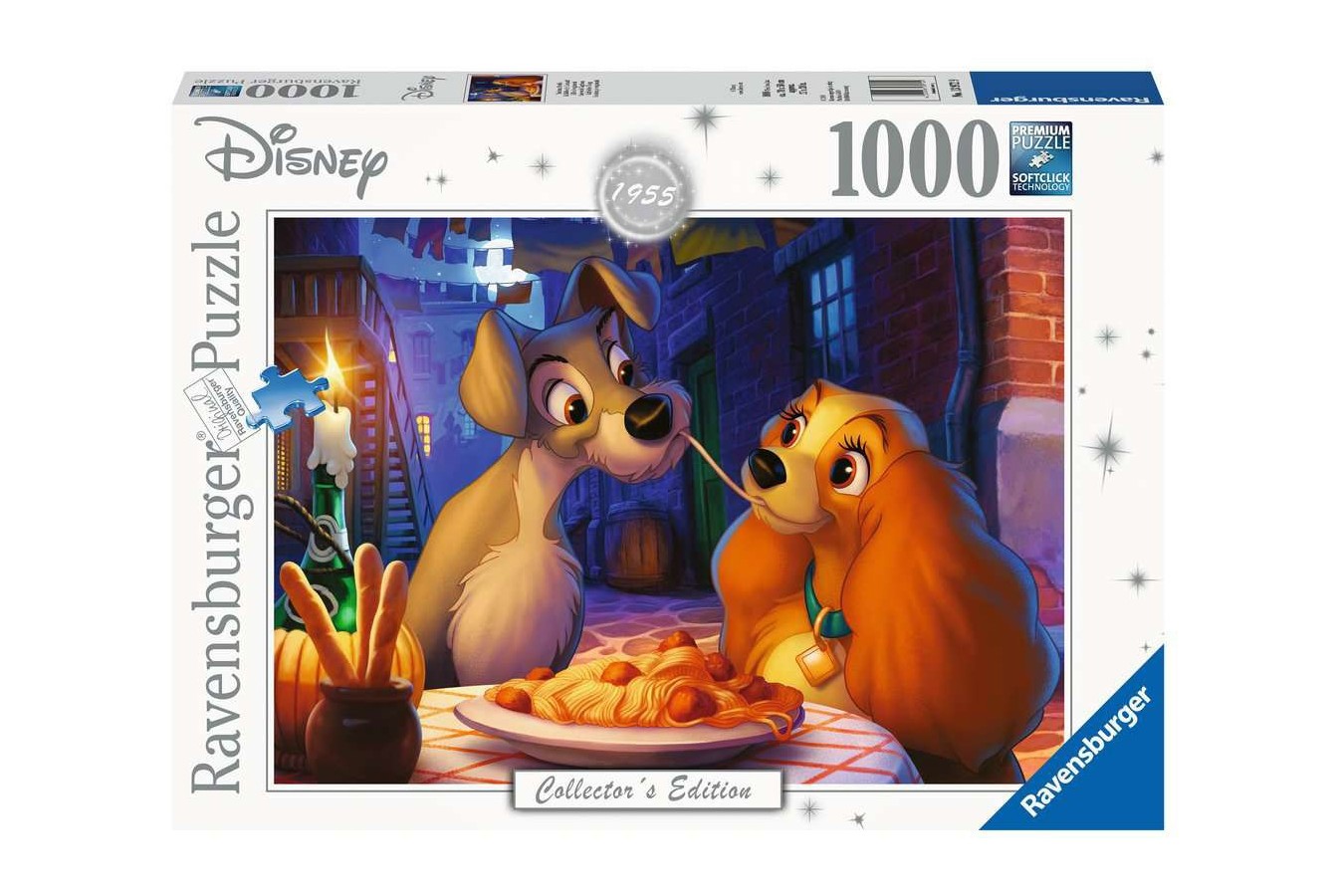 Puzzle Ravensburger - Lady and the Tramp, 1000 piese (13972)