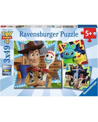 Puzzle Ravensburger - Toy Story, 3x49 piese (08067)