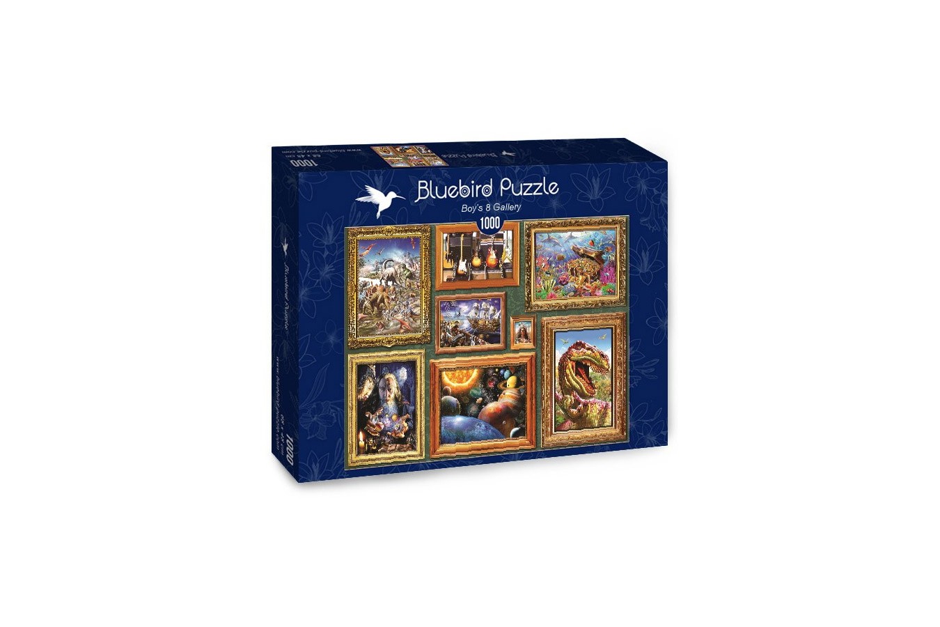 Puzzle Bluebird - Boy's 8 Gallery, 1000 piese (Bluebird-Puzzle-70233-P)