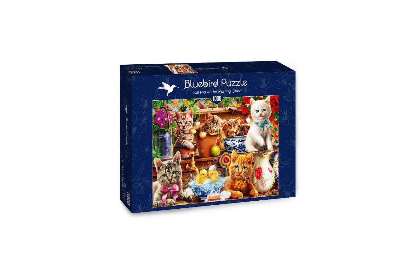 Puzzle Bluebird - Kittens in the Potting Shed, 1000 piese (Bluebird-Puzzle-70241-P)