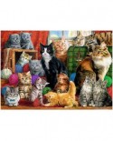 Puzzle Trefl - Cats Meeting, 1000 piese (10555)