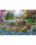 Puzzle Trefl - Wolf Family, 1000 piese (10558)