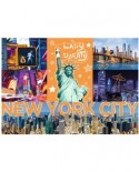 Puzzle Trefl - Neon Color Line - New York City, 1000 piese (10579)