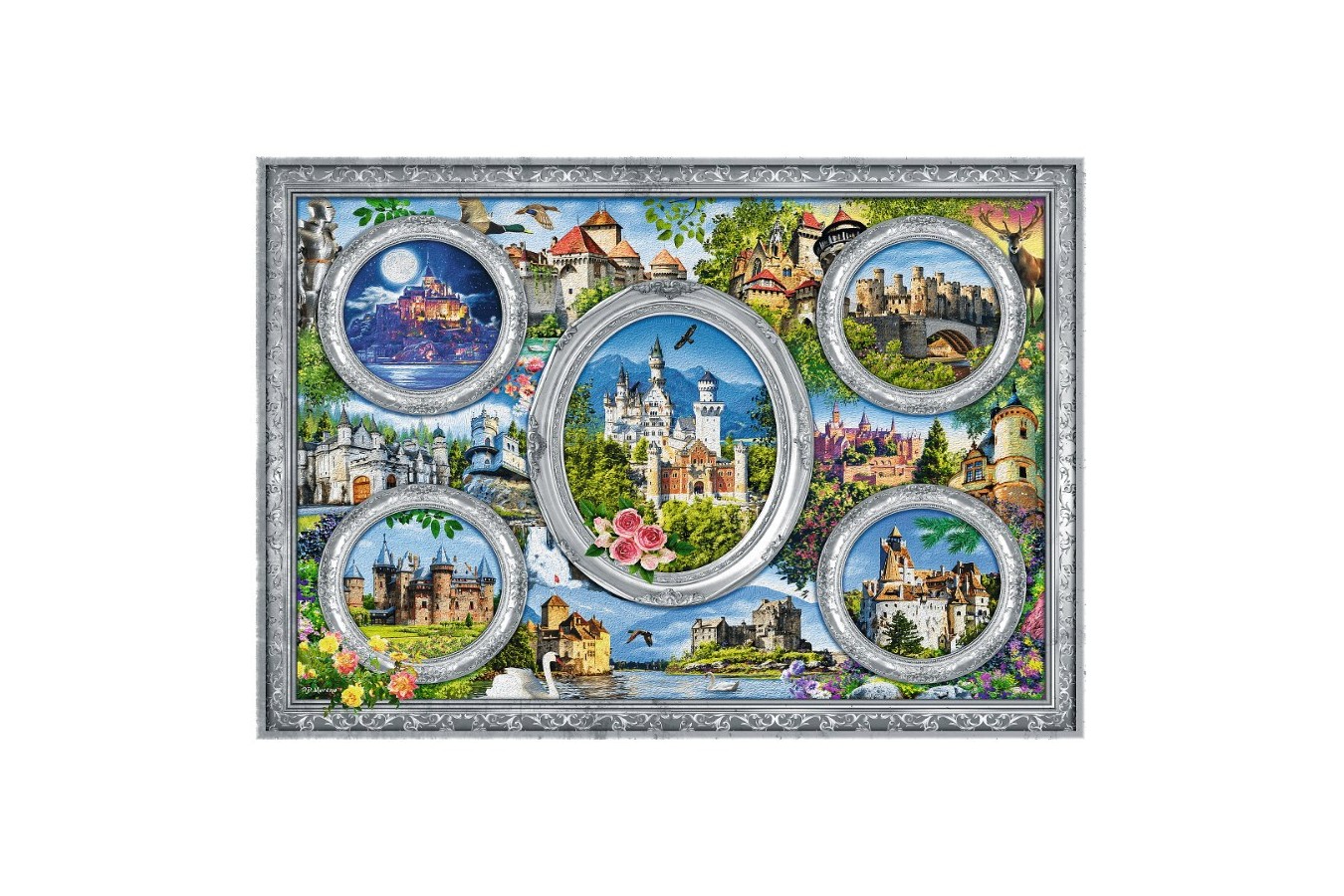 Puzzle Trefl - Castles of the World, 1000 piese (10583)