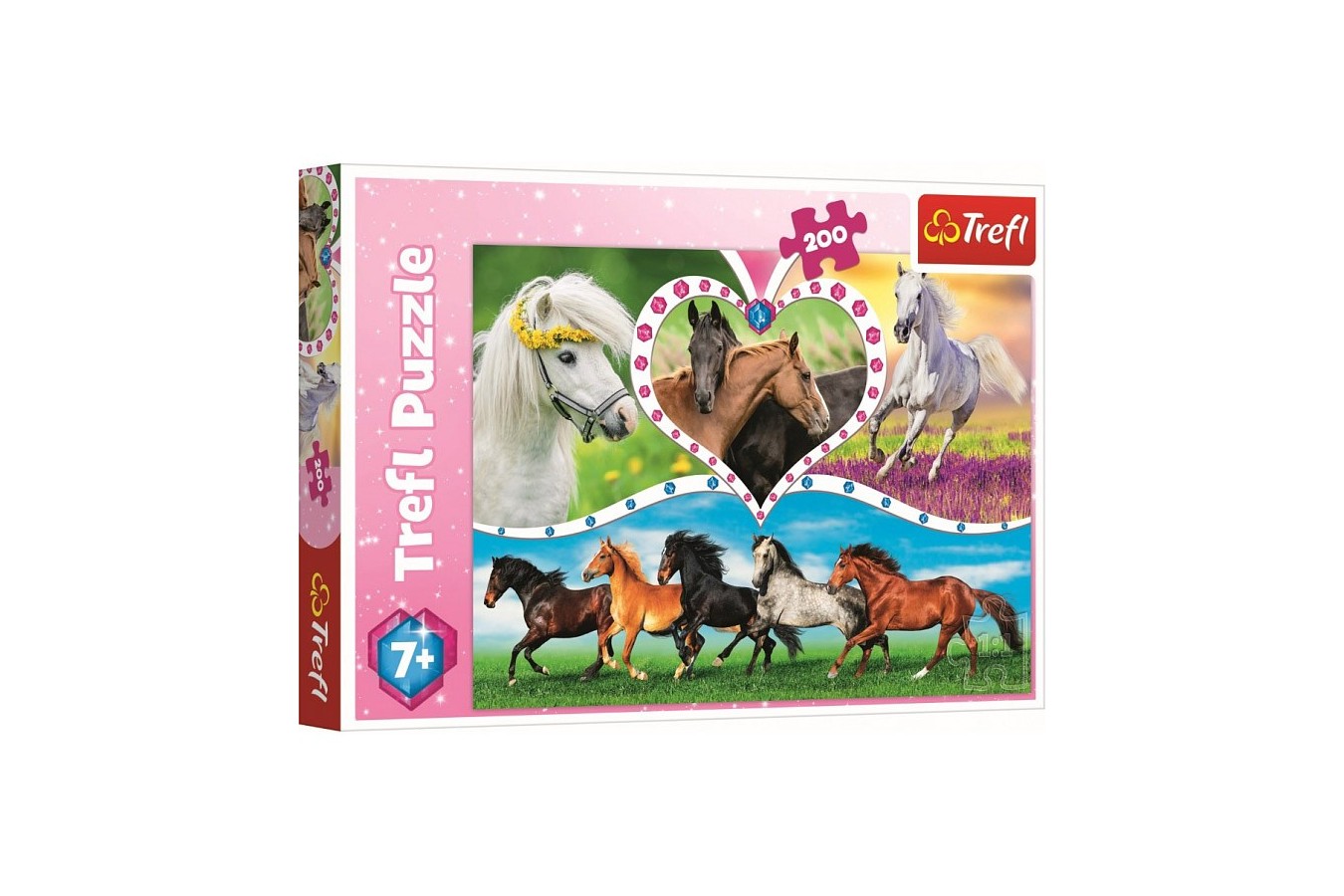 Puzzle Trefl - Horses, 200 piese (13248)